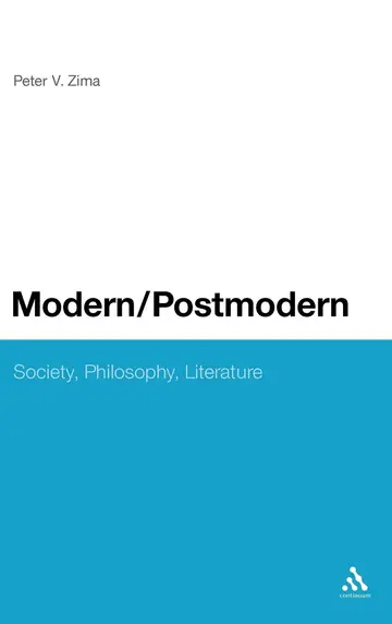 Cover of Modern/Postmodern