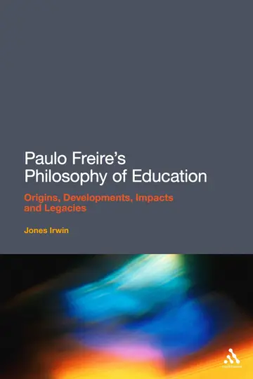 Cover of Paulo Freire's Philosophy of Education