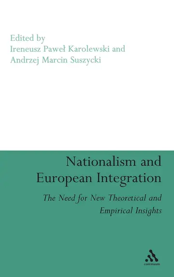 Cover of Nationalism and European Integration