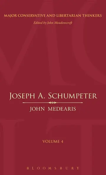 Cover of Joseph A. Schumpeter