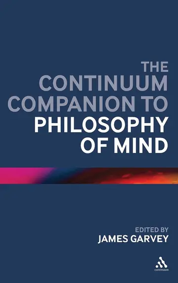 Cover of The Continuum Companion to Philosophy of Mind