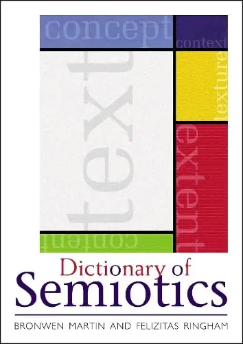 Cover of Dictionary of Semiotics
