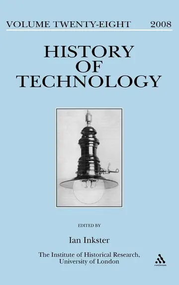 Cover of The History of Technology - Vol. 28