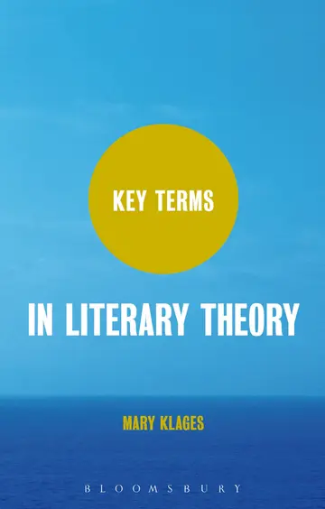 Cover of Key Terms in Literary Theory