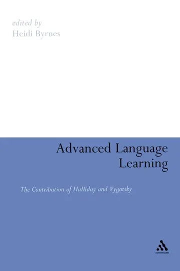 Cover of Advanced Language Learning