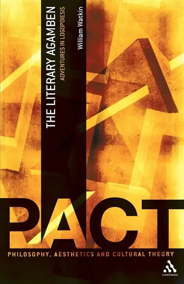 Cover of The Literary Agamben