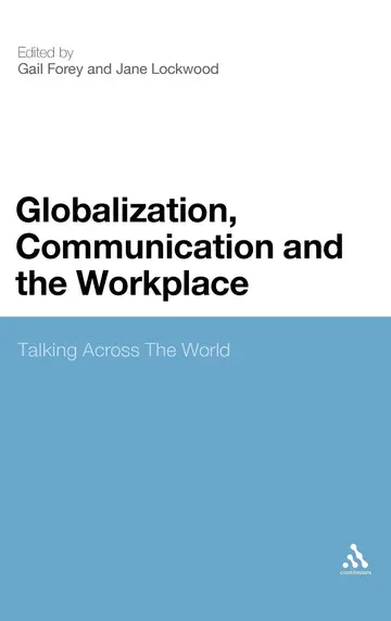 Cover of Globalization, Communication and the Workplace
