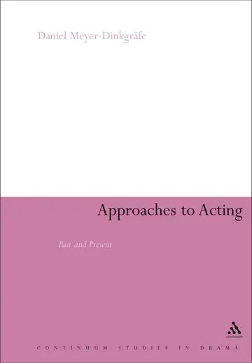 Cover of Approaches to Acting