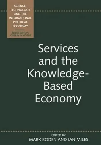 Cover of Services and the Knowledge-Based Economy