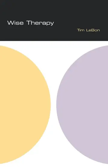 Cover of Wise Therapy
