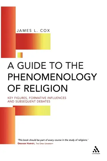 Cover of A Guide to the Phenomology of Religion