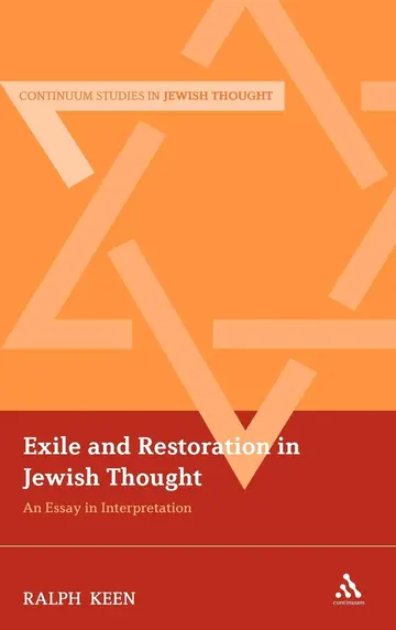Cover of Exile and Restoration in Jewish Thought