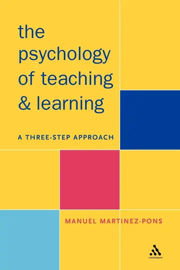 Cover of The Psychology of Teaching and Learning
