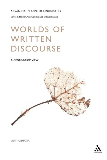 Cover of Worlds of Discourse