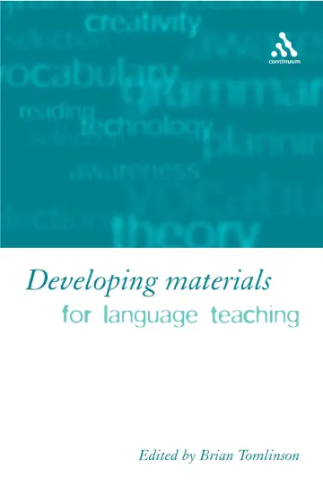 Cover of Developing Materials for Language Teaching