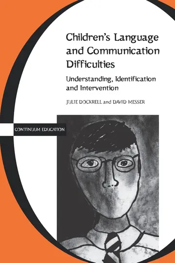Cover of Children's Language and Communication Difficulties