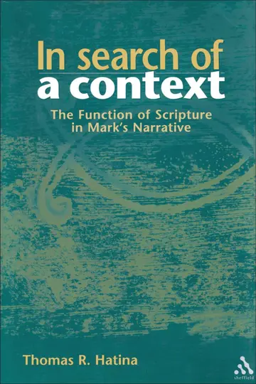 Cover of In Search of a Context