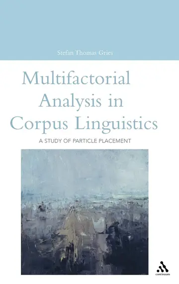 Cover of Multifactorial Analysis in Corpus Linguistics
