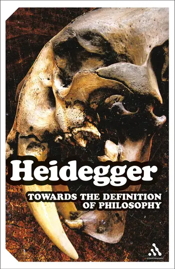 Cover of Towards the Definition of Philosophy