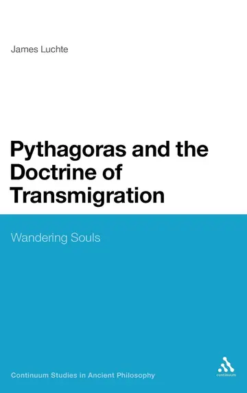Cover of Pythagoras and the Doctrine of Transmigration