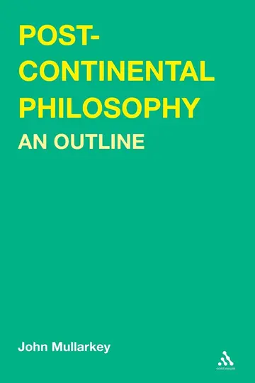 Cover of Post-continental Philosophy
