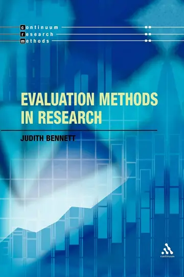 Cover of Evaluation Methods in Research