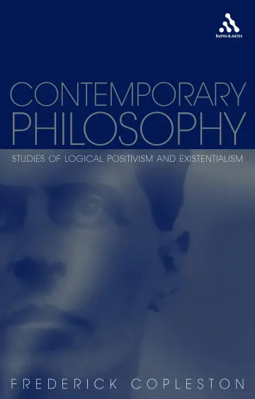 Cover of Contemporary Philosophy