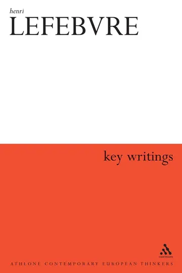 Cover of Henri Lefebvre
