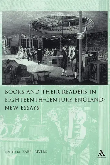 Cover of Books and Their Readers in Eighteenth-Century England