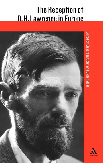 Cover of Reception of D.H. Lawrence in Europe