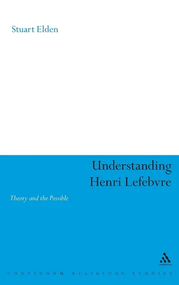 Cover of Understanding Henri Lefebvre