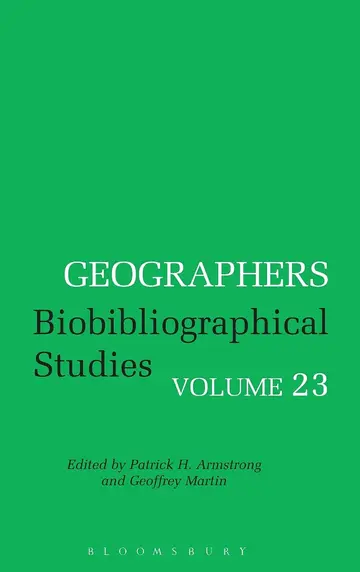 Cover of Geographers