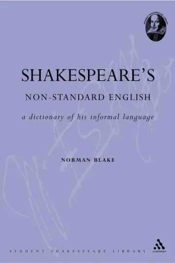 Cover of Shakespeare's Non-Standard English