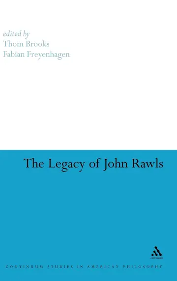 Cover of The Legacy of John Rawls