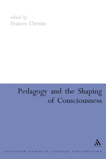Cover of Pedagogy and the Shaping of Consciousness