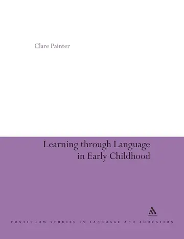 Cover of Learning Through Language in Early Childhood