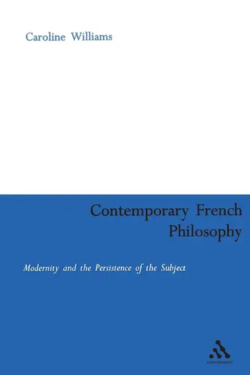 Cover of Contemporary French Philosophy