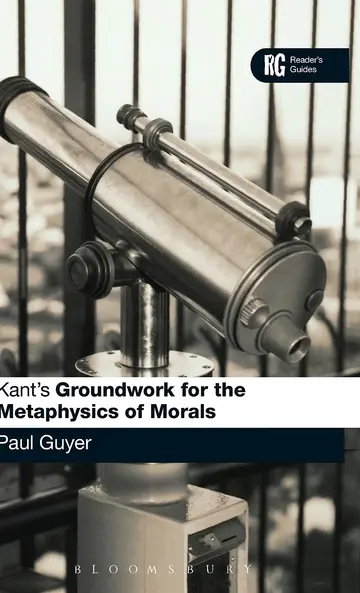 Cover of Kant's Groundwork for the Metaphysics of Morals