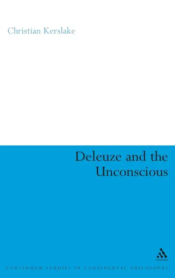 Cover of Deleuze and the Unconscious