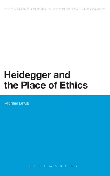 Cover of Heidegger and the Place of Ethics