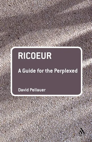 Cover of Ricoeur
