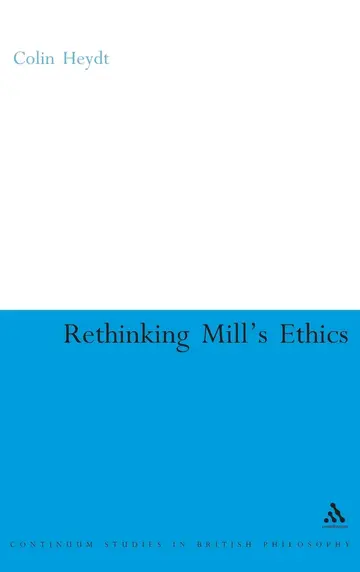 Cover of Rethinking Mill's Ethics