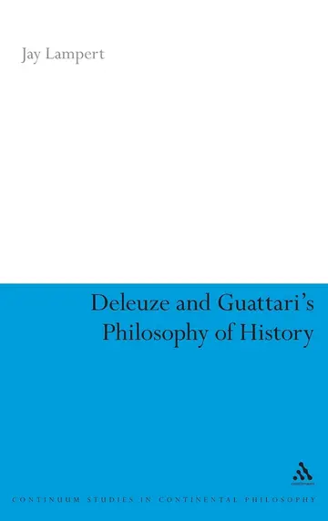Cover of Deleuze and Guattari's Philosophy of History