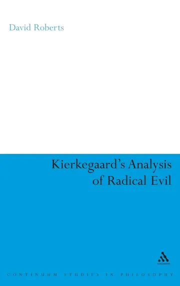 Cover of Kierkegaard's Analysis of Radical Evil