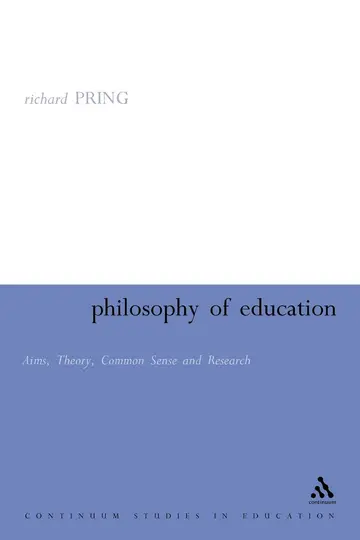 Cover of Philosophy of Education