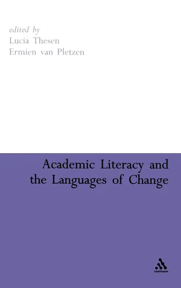 Cover of Academic Literacy and the Languages of Change