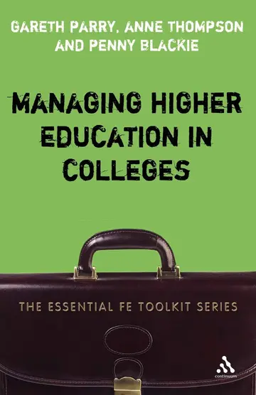 Cover of Managing Higher Education in Colleges