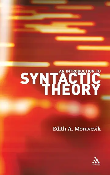 Cover of An Introduction to Syntactic Theory