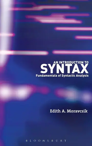 Cover of An Introduction to Syntax