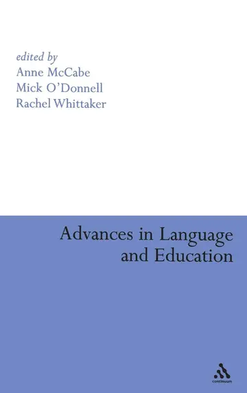 Cover of Advances in Language and Education